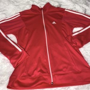Adidas Pink Track Jacket Full Zip